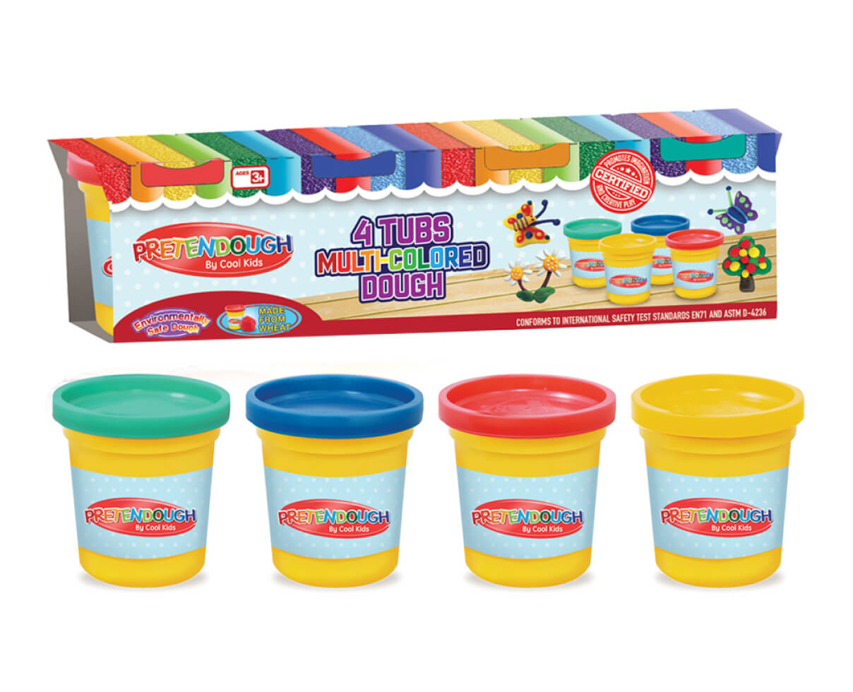 Pretendough Multicolored Dough