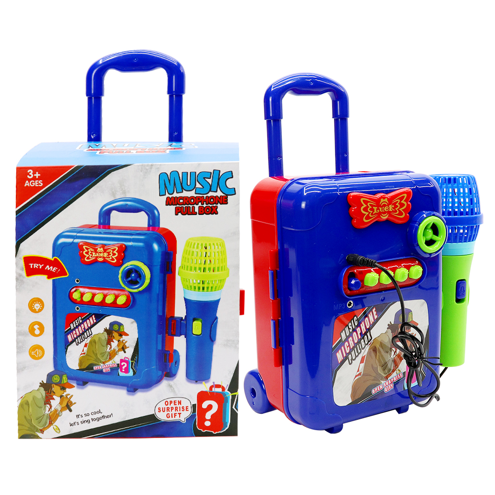 Speaker Luggage with Microphone-Blue