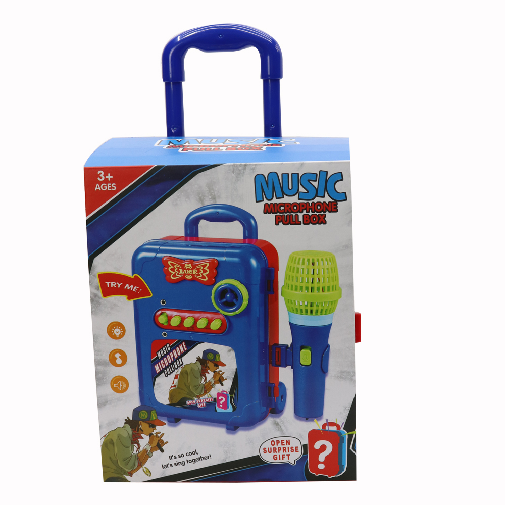 Speaker Luggage with Microphone-Blue