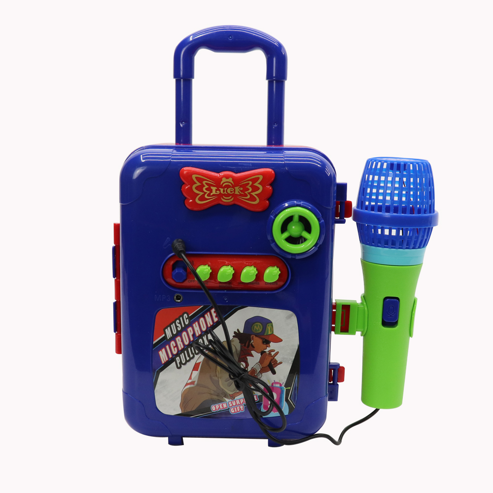 Speaker Luggage with Microphone-Blue