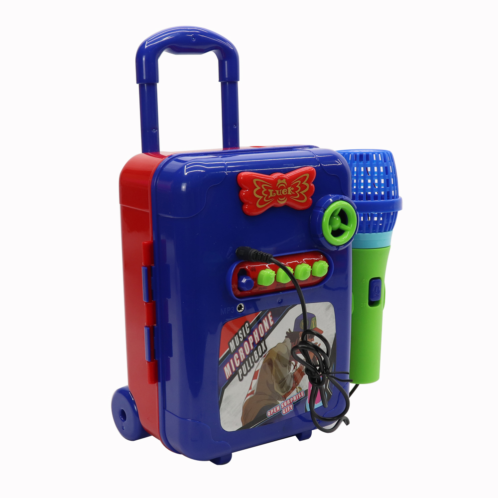 Speaker Luggage with Microphone-Blue