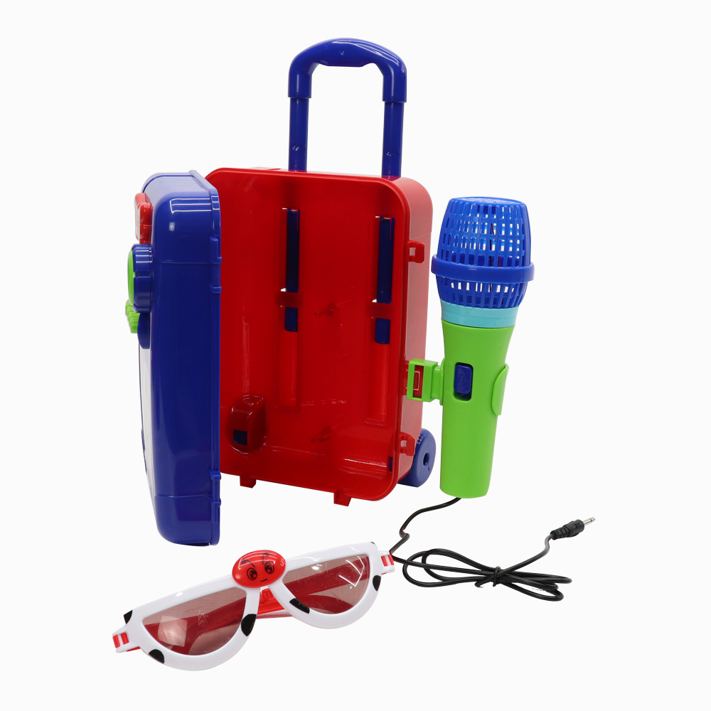 Speaker Luggage with Microphone-Blue