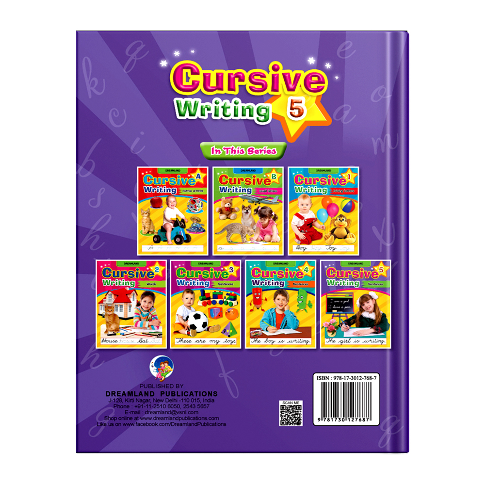 Cursive Writing Book (Sentences) Part 5