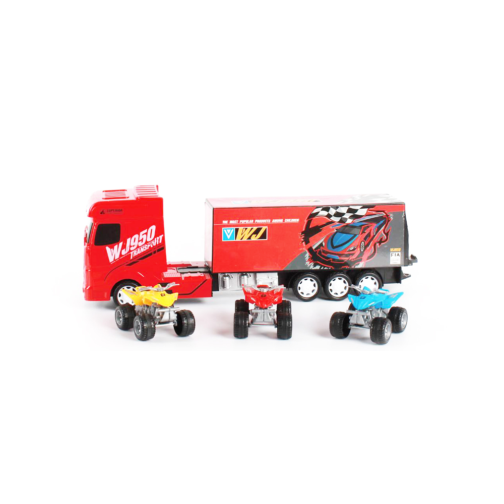 A/2 Friction Container Van with 3 ATV