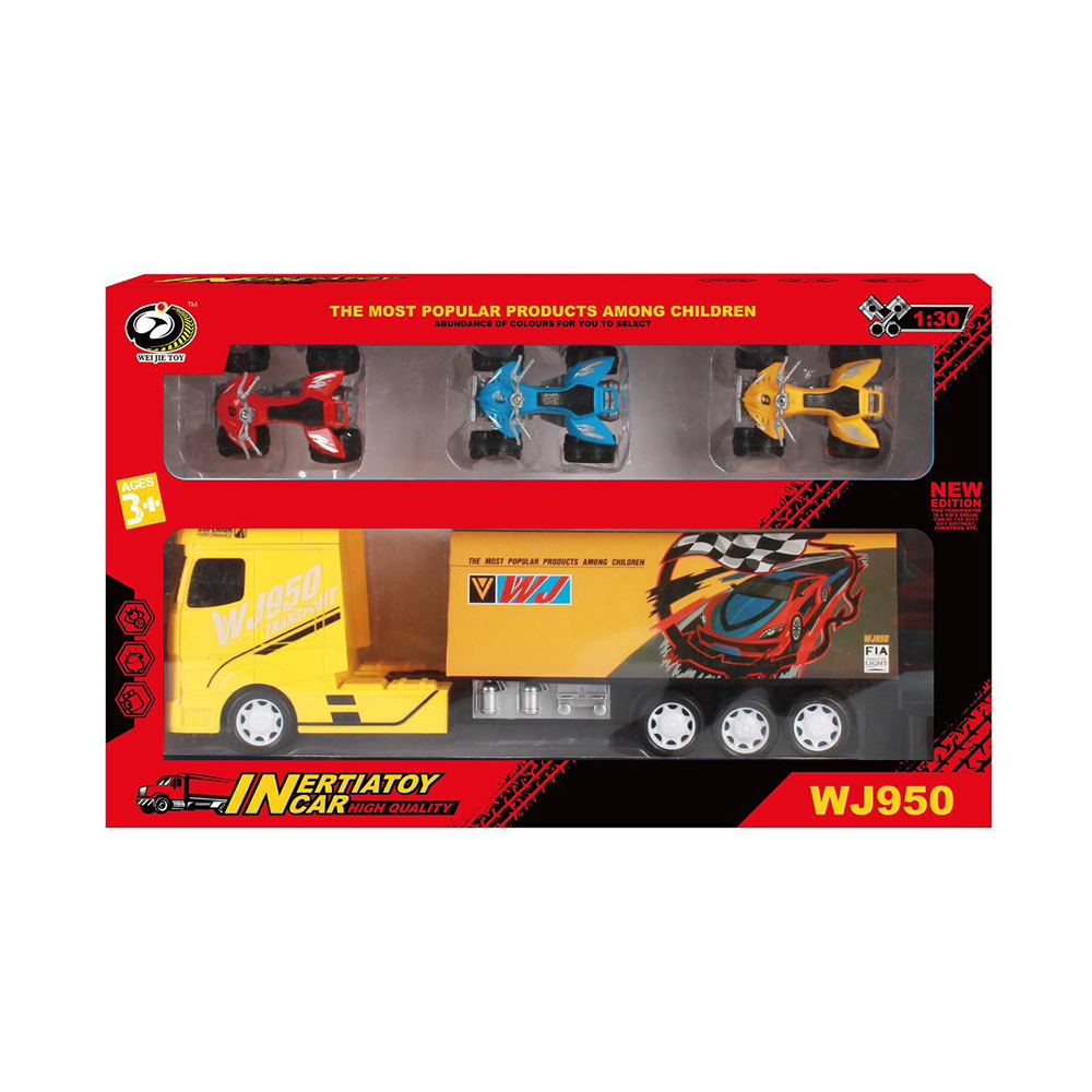 A/2 Friction Container Van with 3 ATV