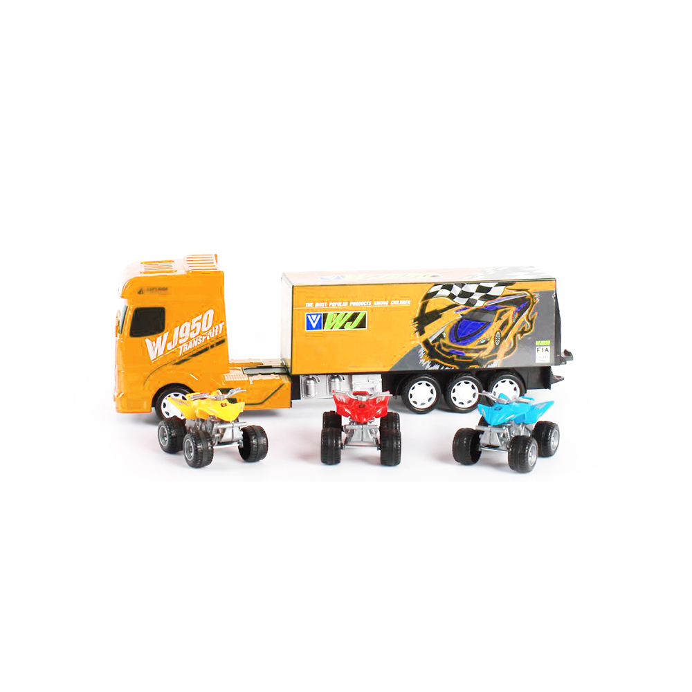 A/2 Friction Container Van with 3 ATV