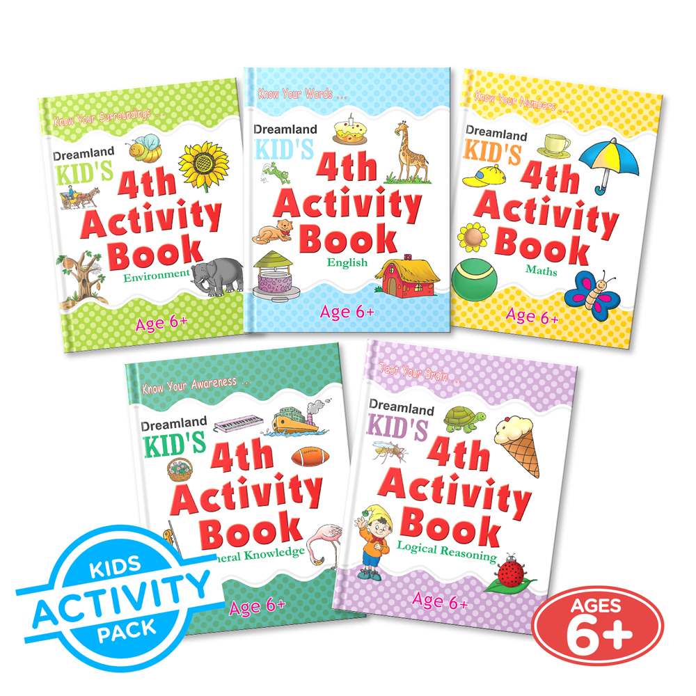 Kid's 4th Activity Age 6+ Pack of 5