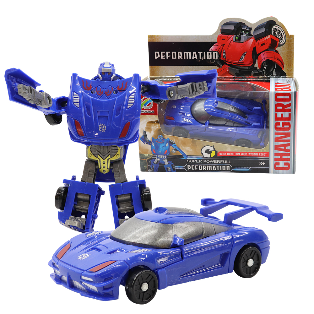 Amazing Blue Transformable Robot/Car