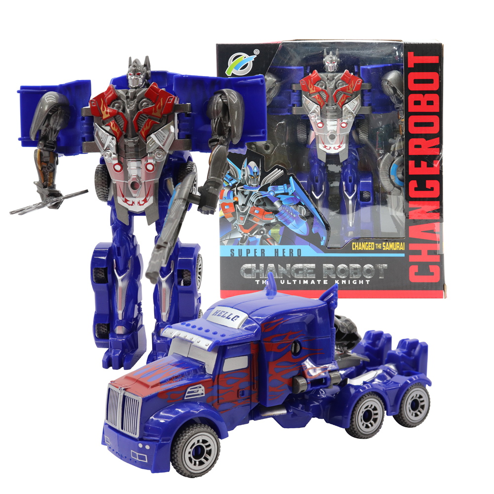 Blue Transformable Robot/Truck