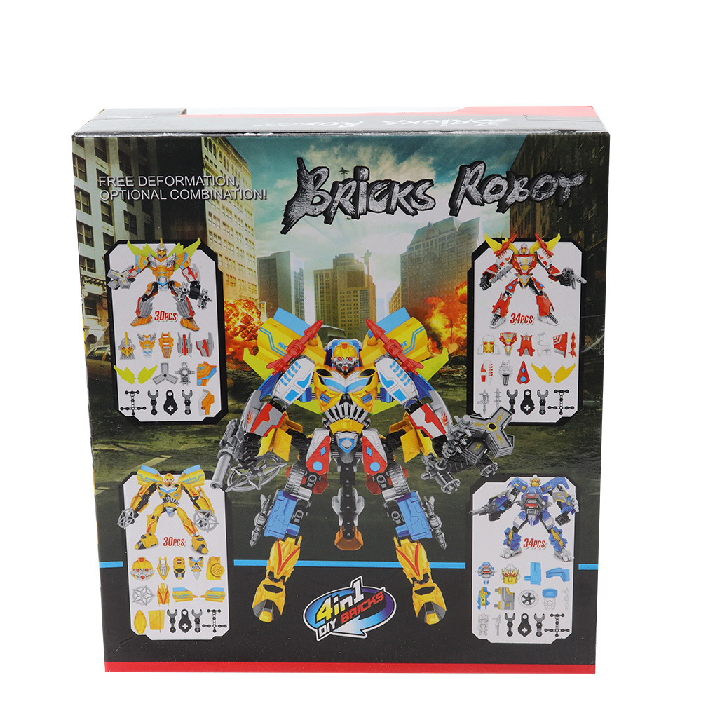 Super Hero Bricks Blue Robot