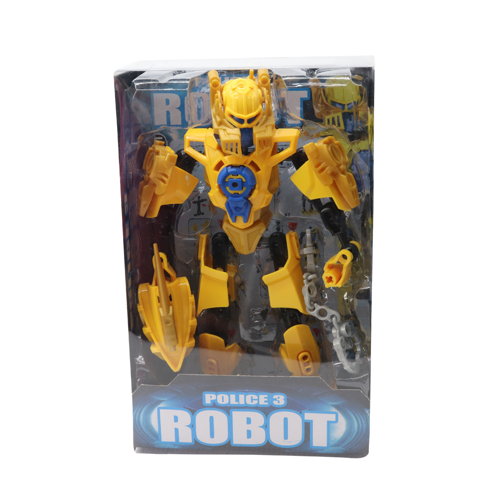 6pcs Police Robot in Display Box