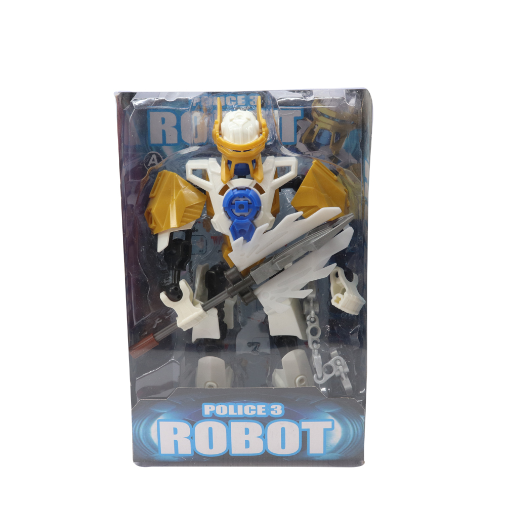 6pcs Police Robot in Display Box