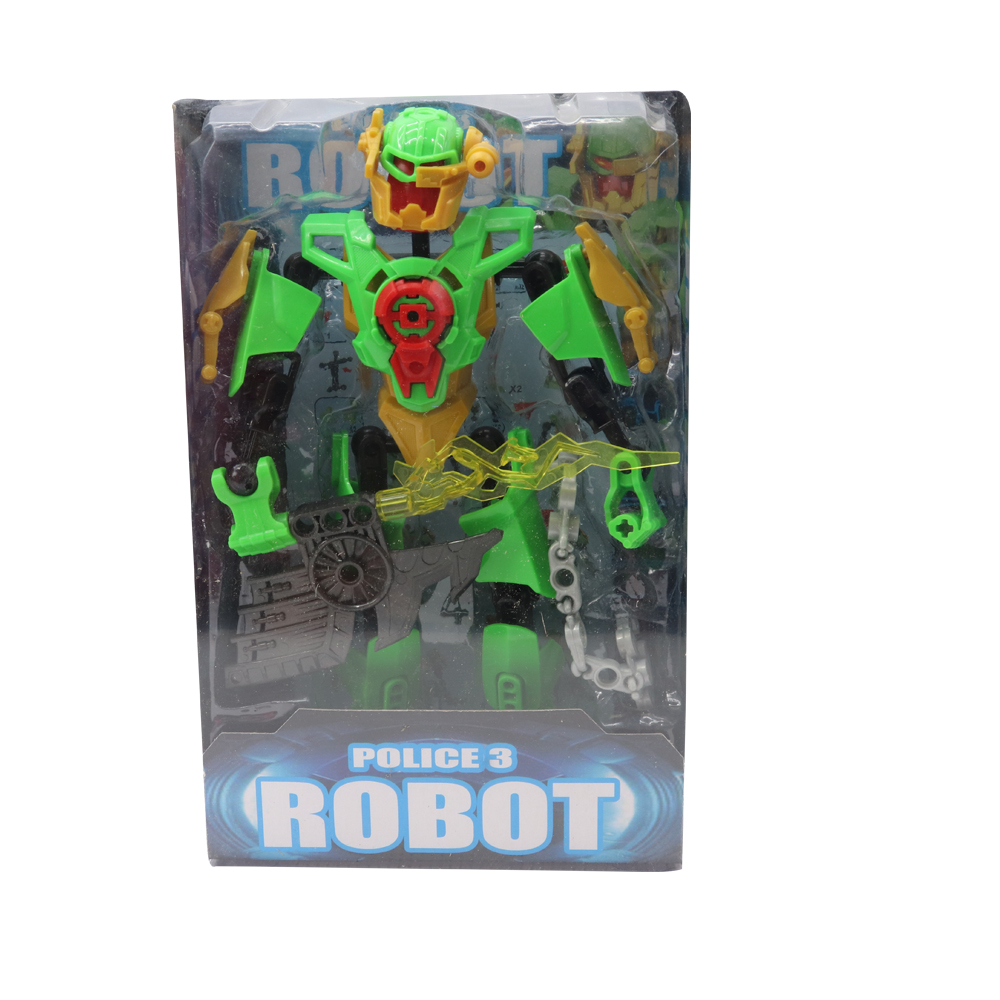 6pcs Police Robot in Display Box