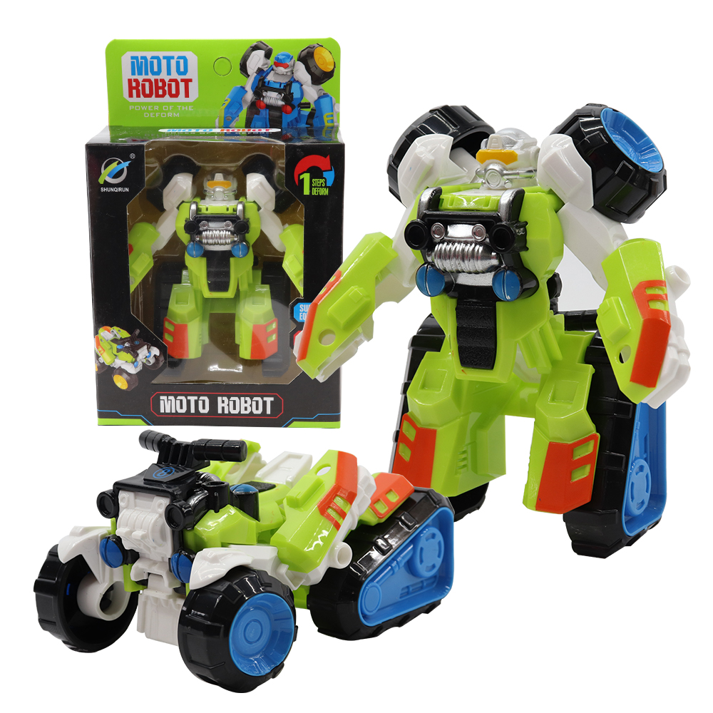 Green Transformable Motorcycle/Robot