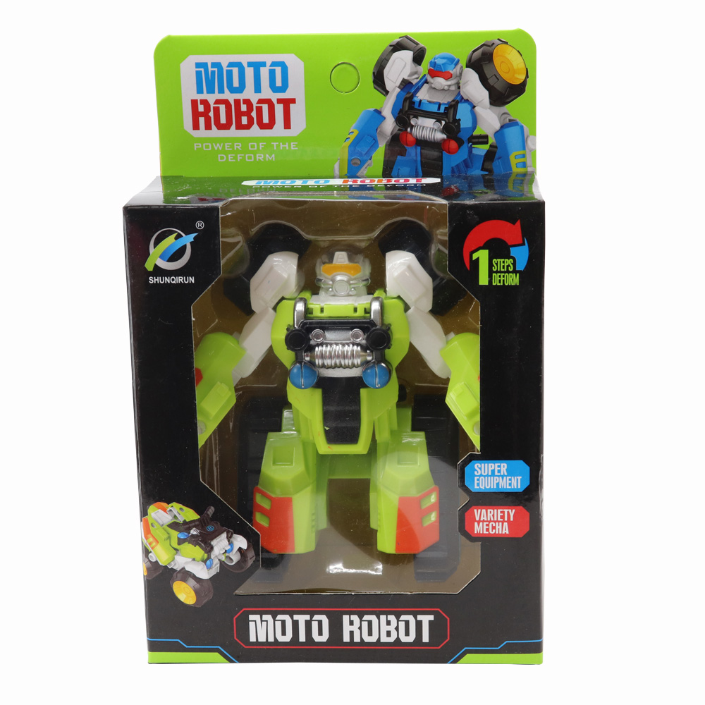 Green Transformable Motorcycle/Robot