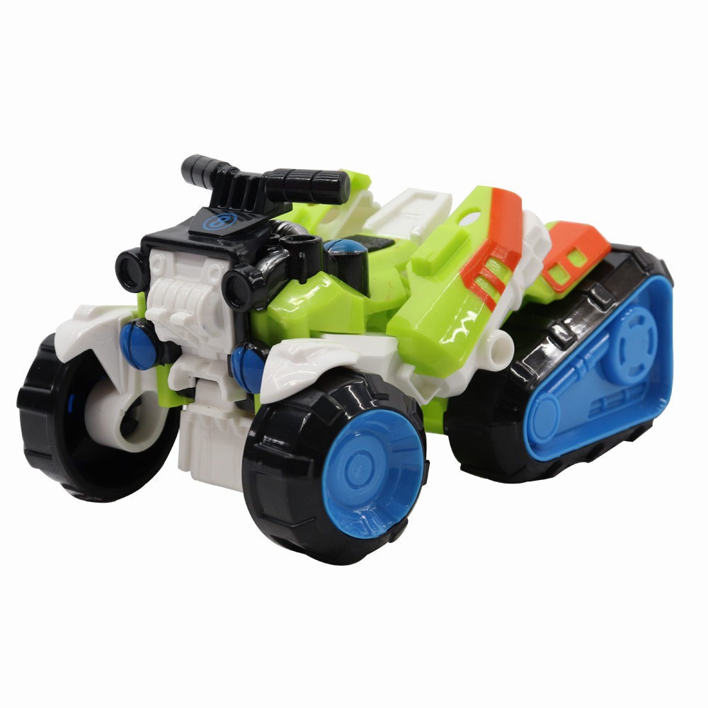 Green Transformable Motorcycle/Robot