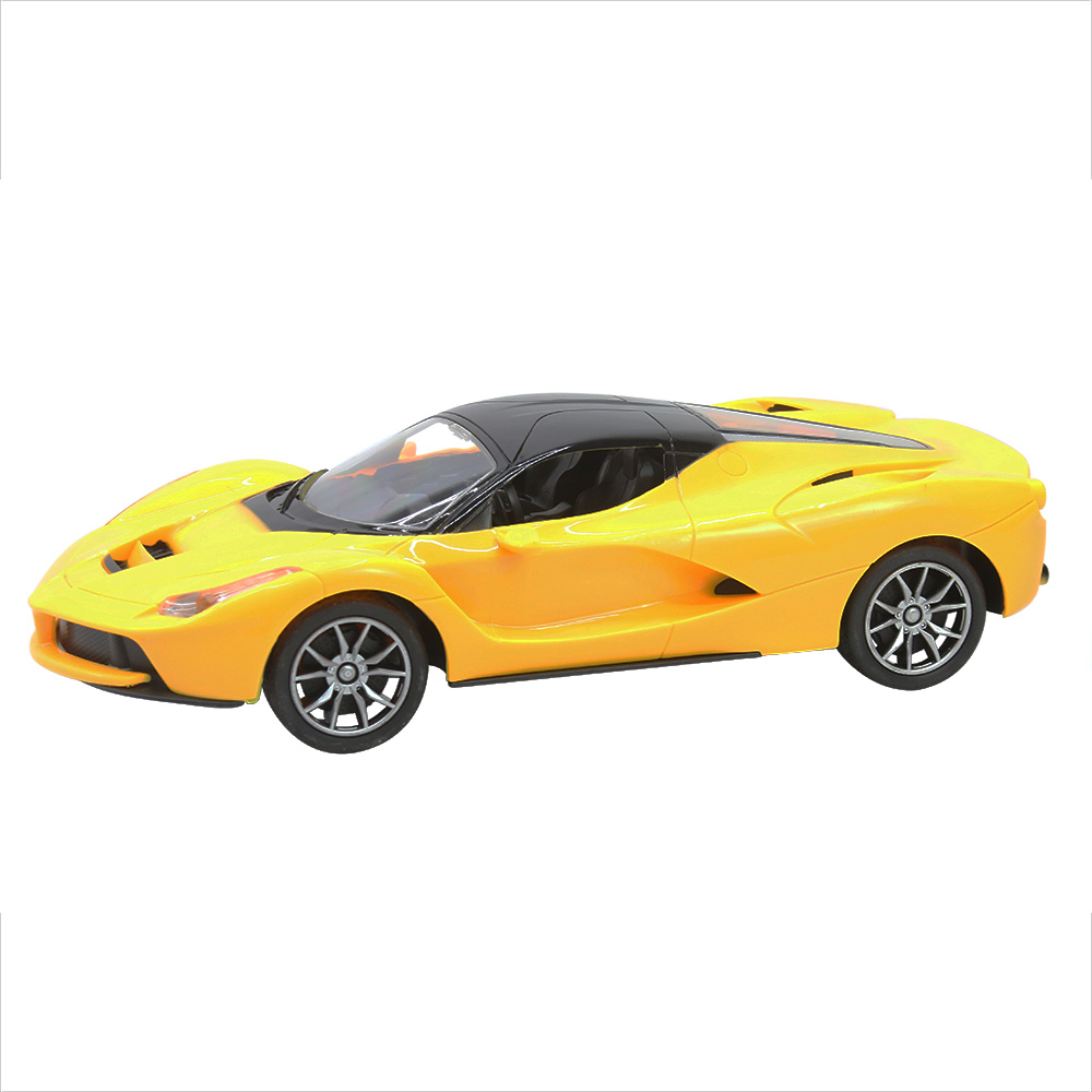 Yellow R/C Rechargeable 4 Function Car