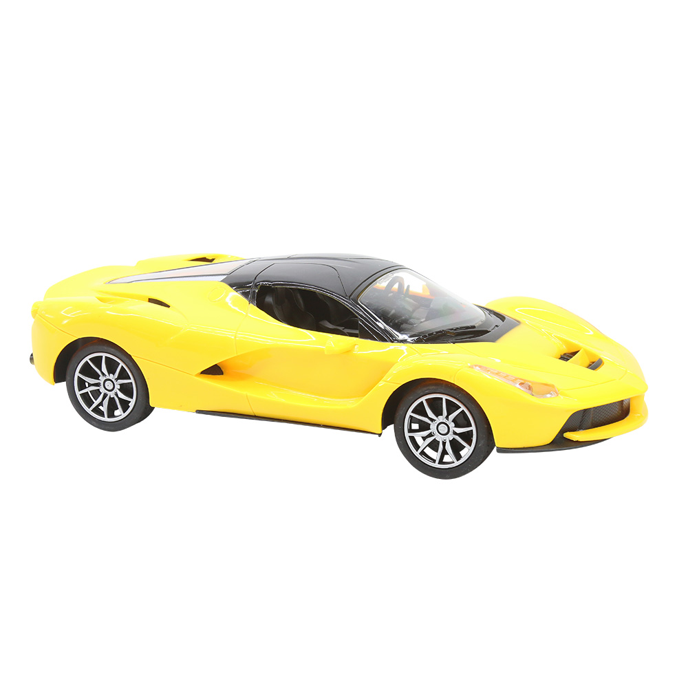 Yellow R/C Rechargeable 4 Function Car