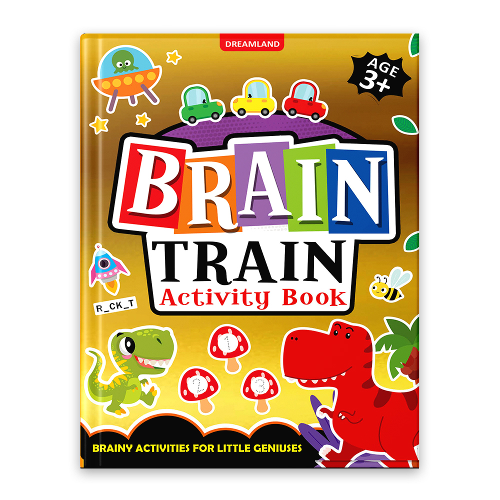 Brain Train Activity Book for Kids Age3+