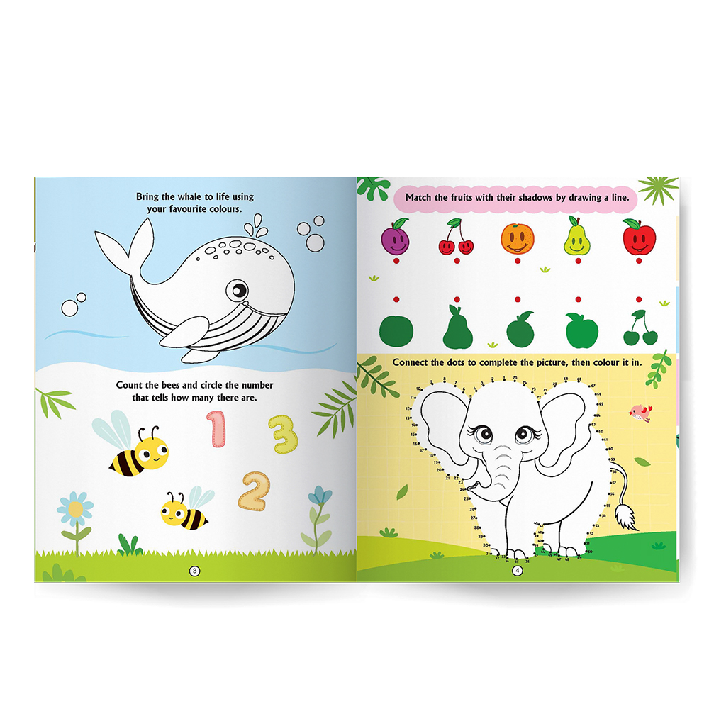 Brain Train Activity Book for Kids Age3+