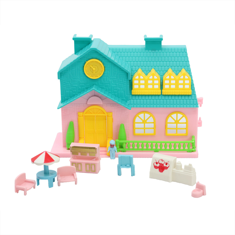 Blue and Pink Doll House