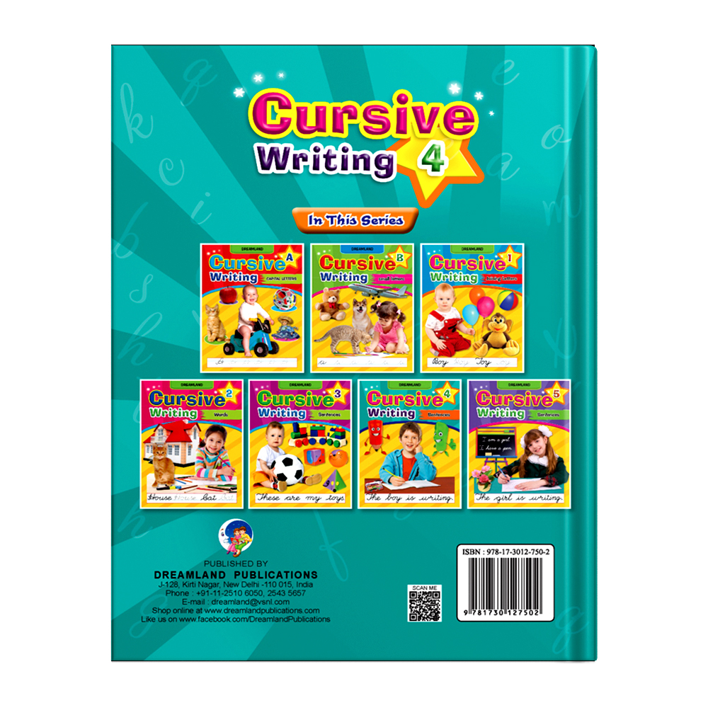 Cursive Writing Book (Sentences) Part 4