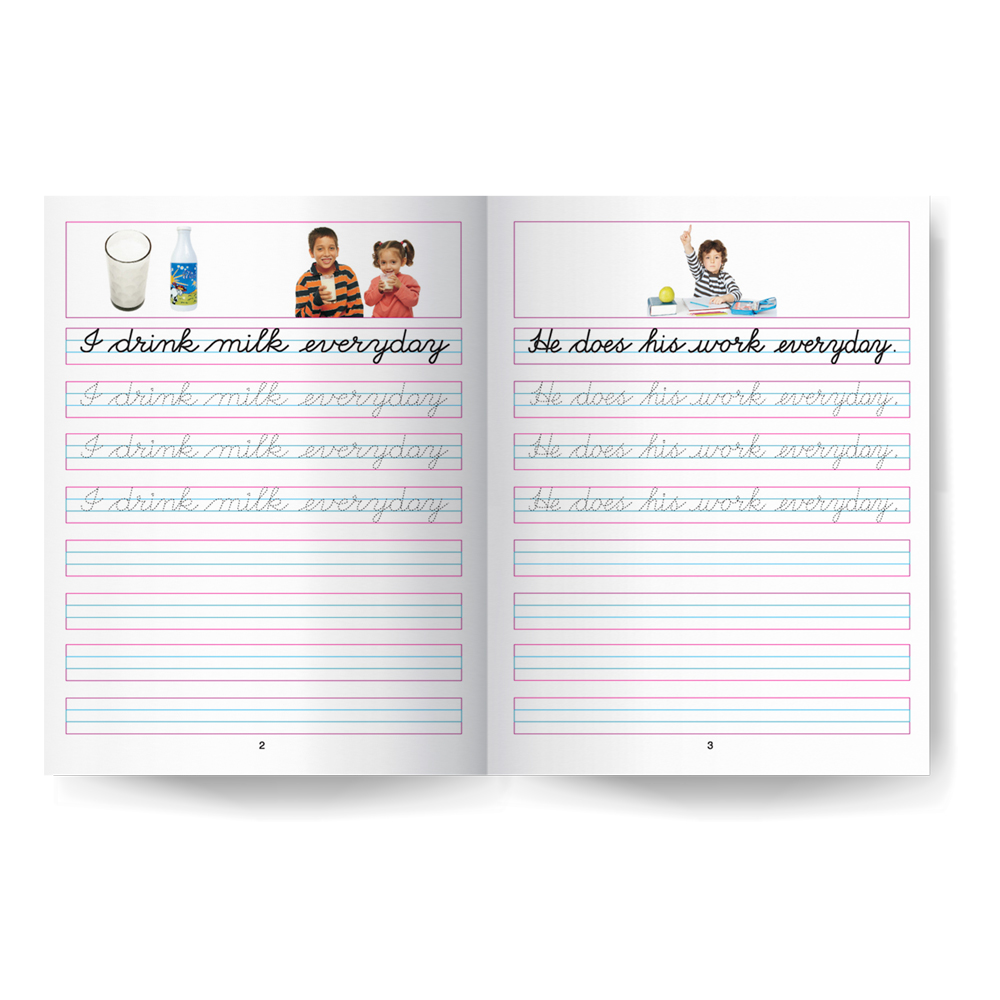 Cursive Writing Book (Sentences) Part 4