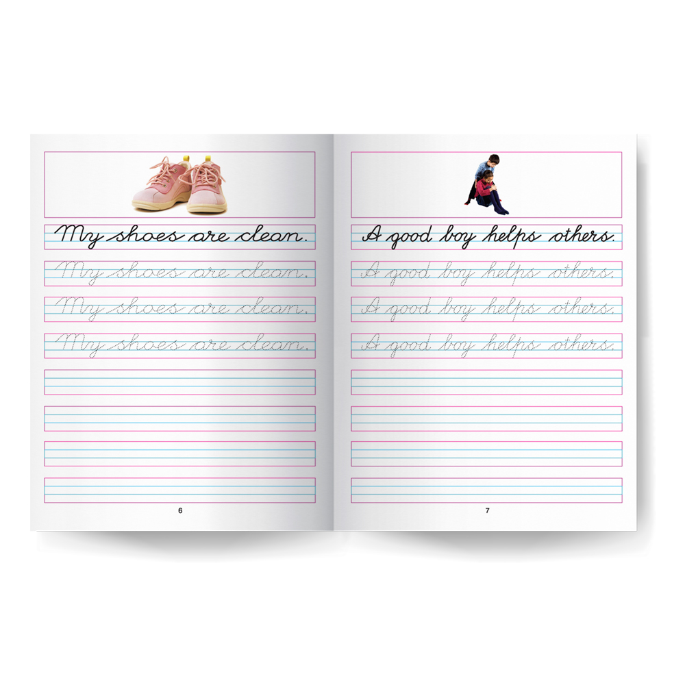 Cursive Writing Book (Sentences) Part 4