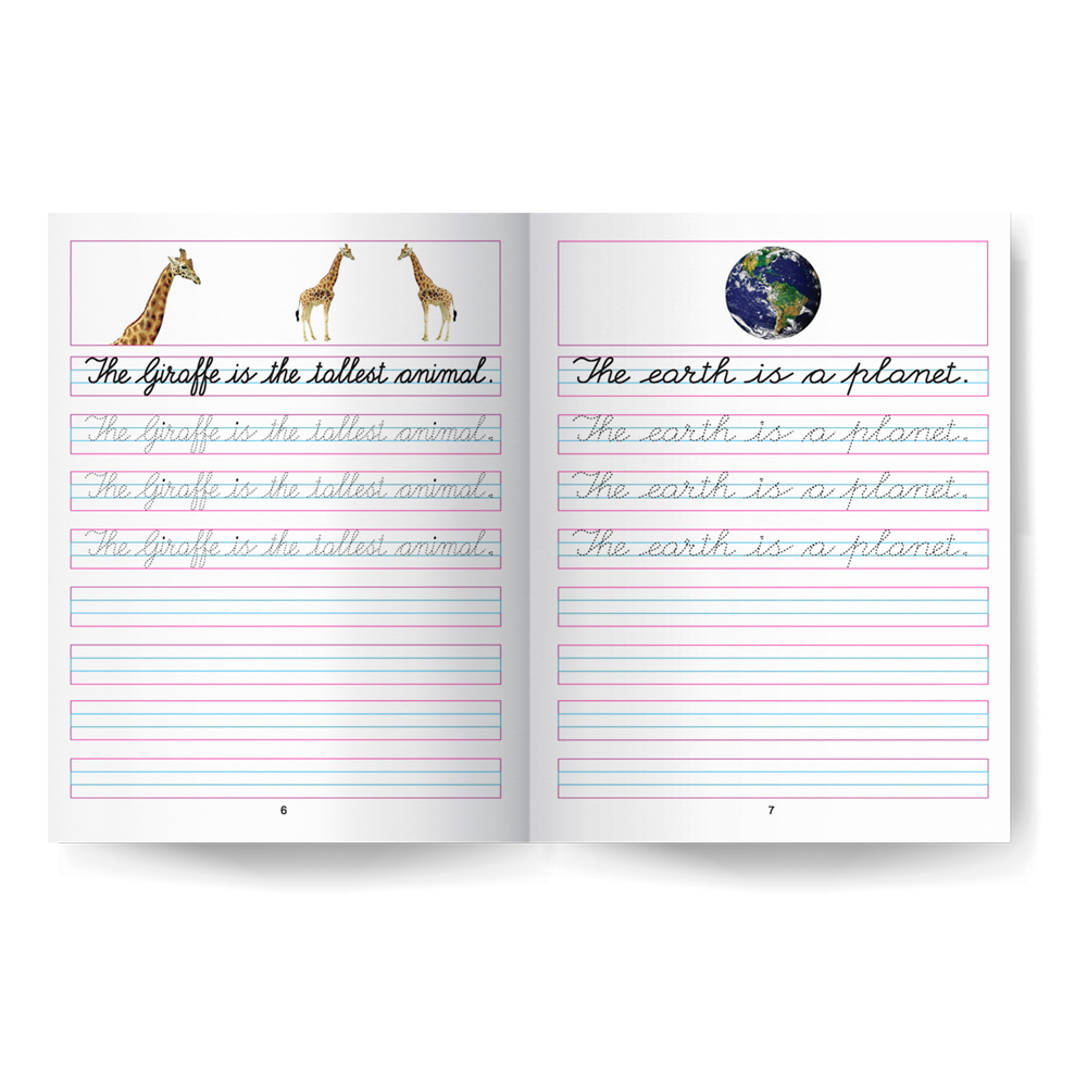 Cursive Writing Book (Sentences) Part 5
