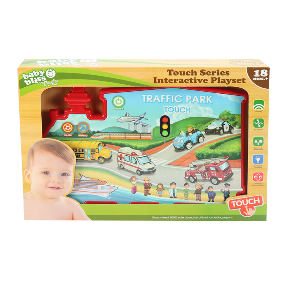 Baby Bliss Traffic Park Touch Playset