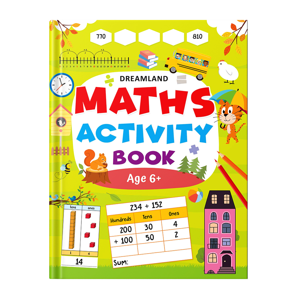Math Activity Book - 6+