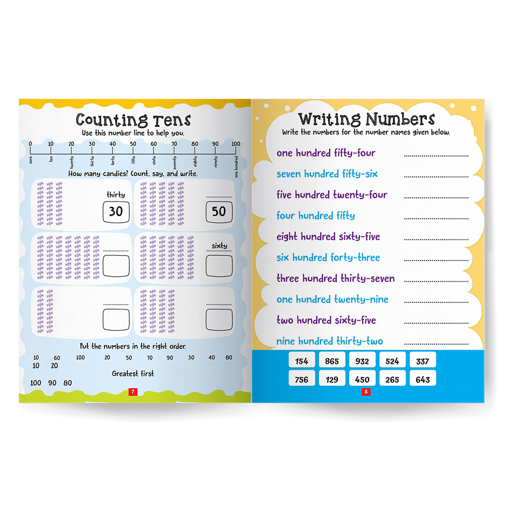 Math Activity Book - 6+