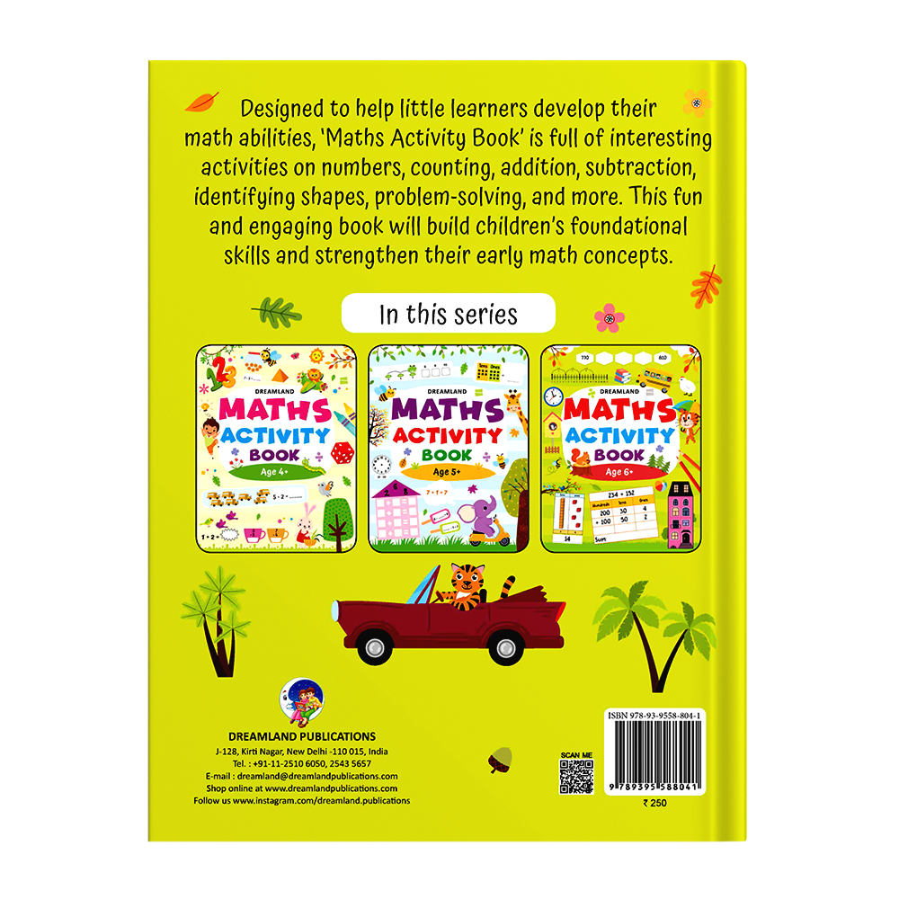 Math Activity Book - 6+