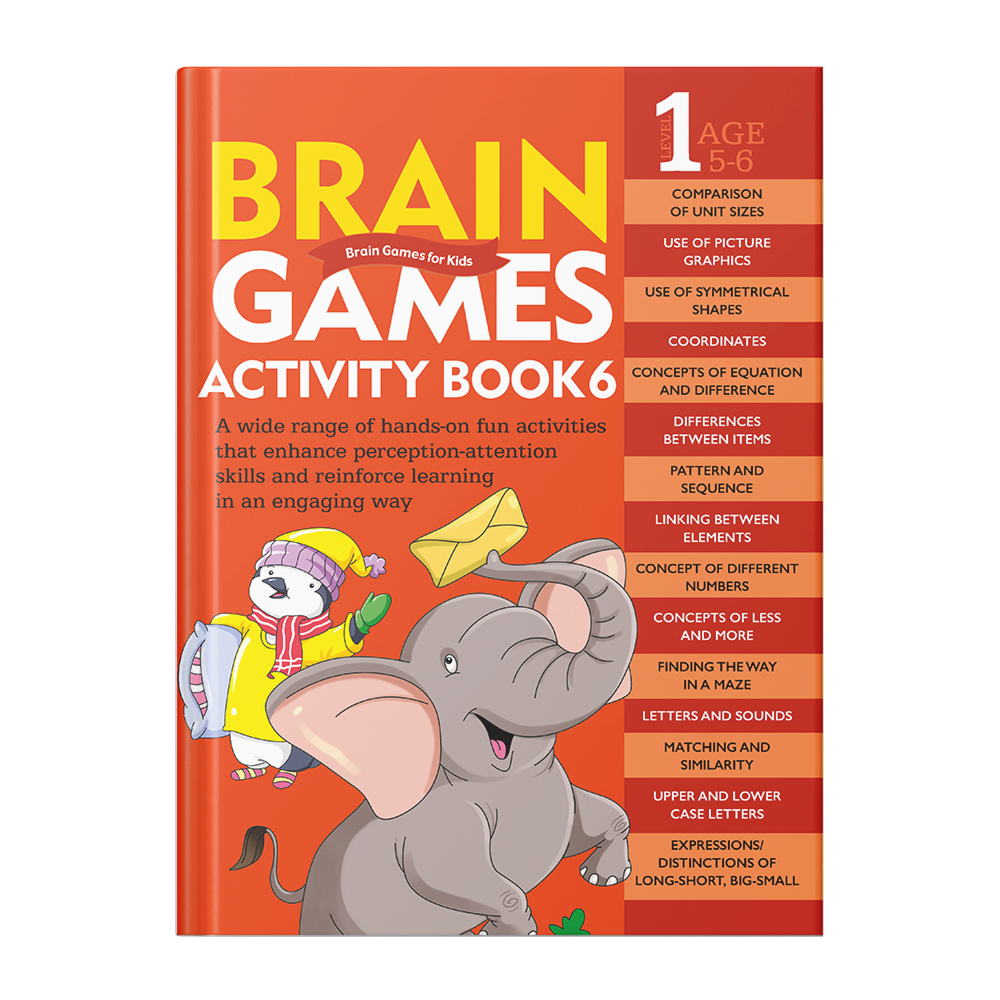 Brain Games ActivityBook-Kids Lvl1:Book6