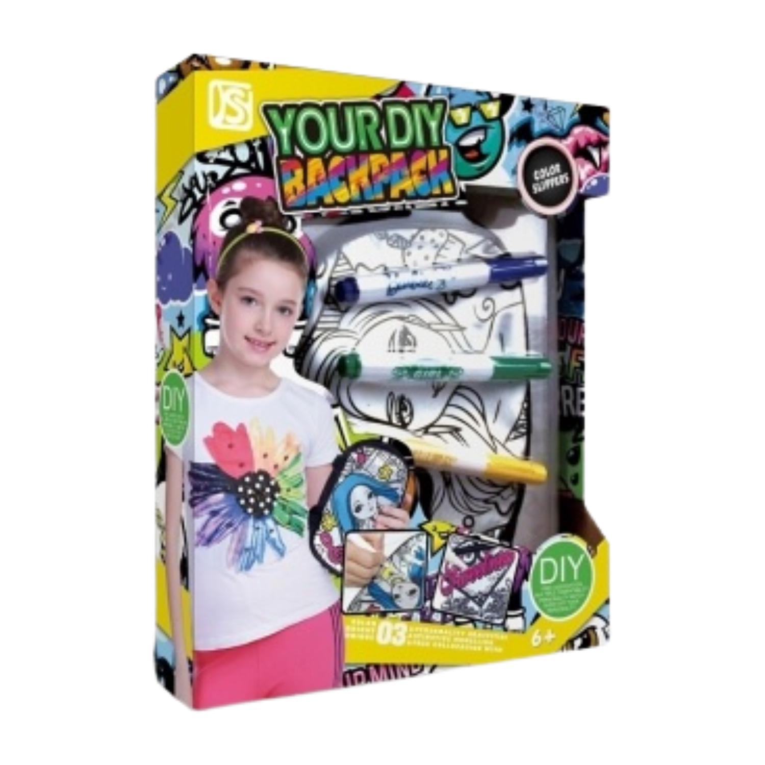 DIY Paint Coloring Shoulder Bag