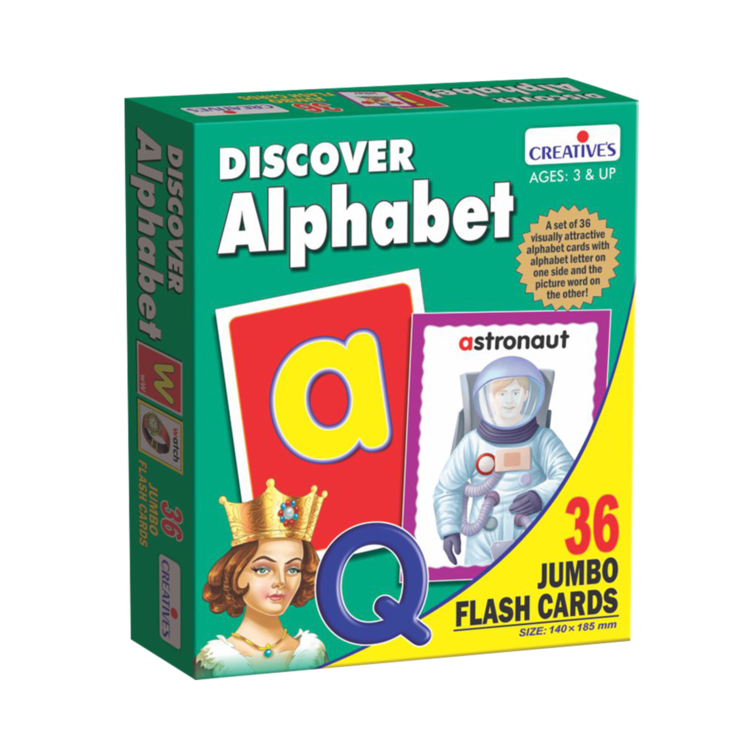 Discover Alphabet Jumbo Flash Cards
