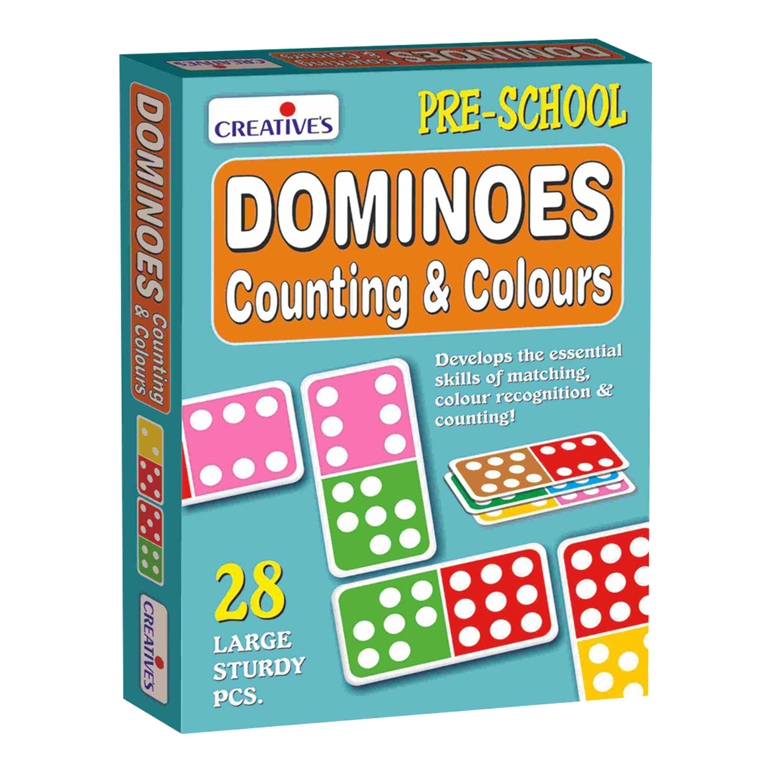Dominoes-Counting, Colours Learning Game