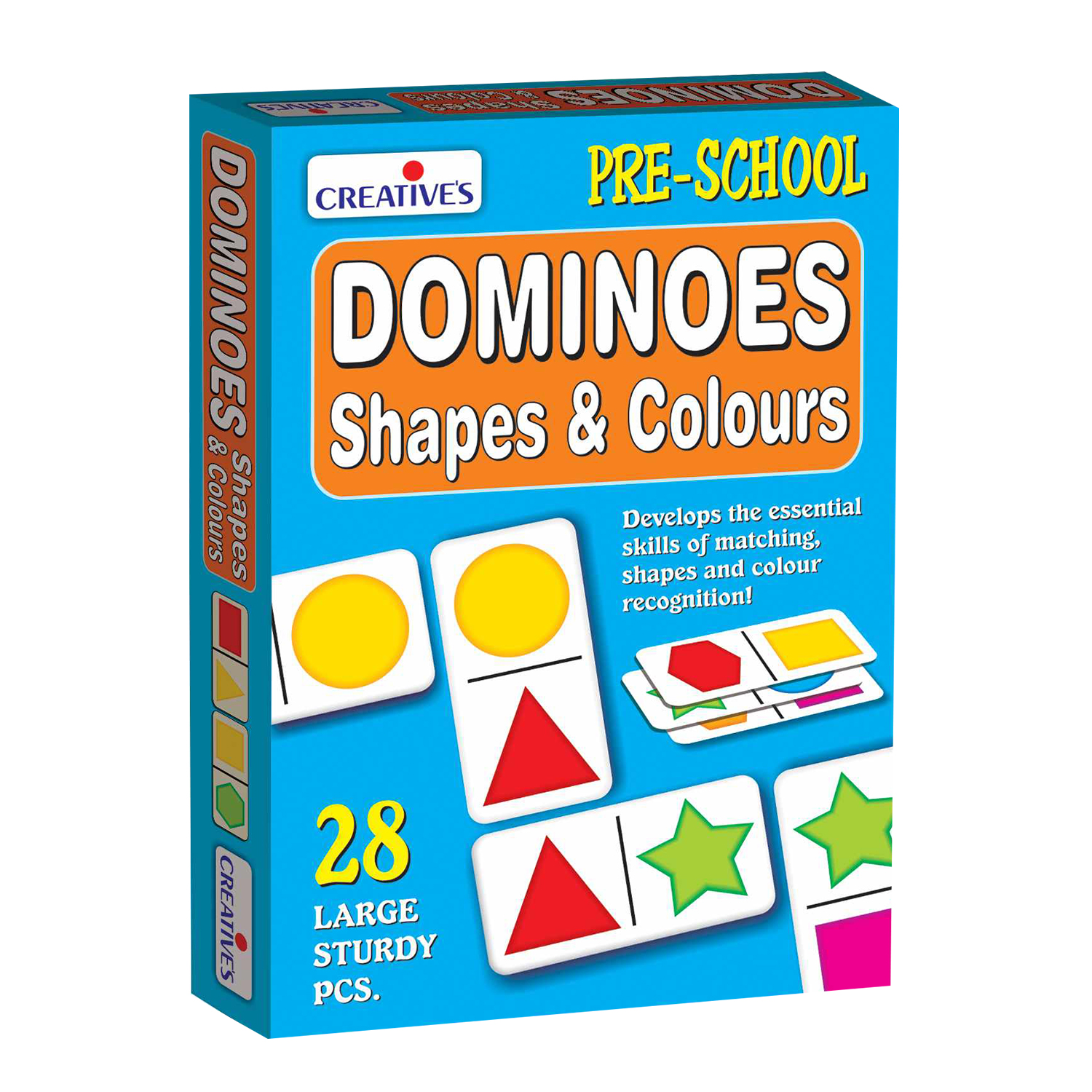 Dominoes-Shapes, Colours Learning Game