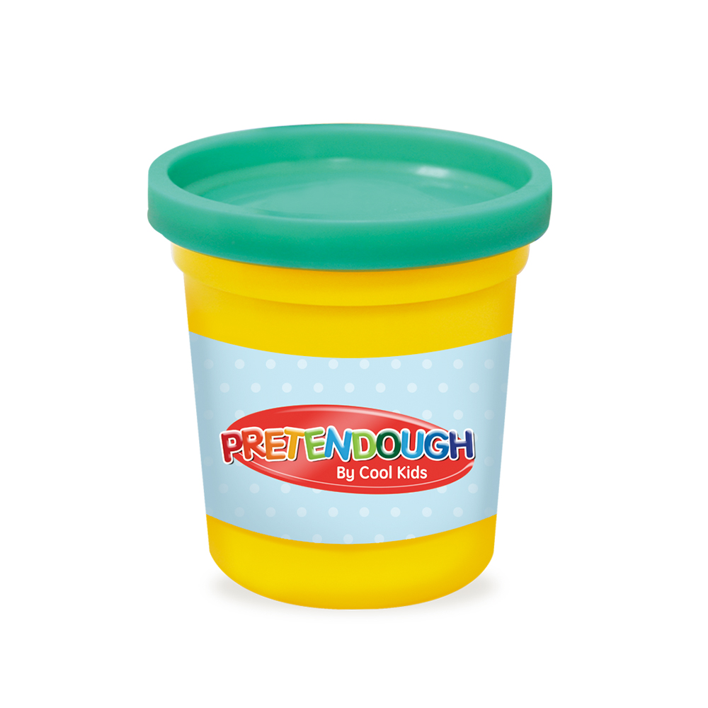 Pretendough 4 Tubs Multicolored Dough