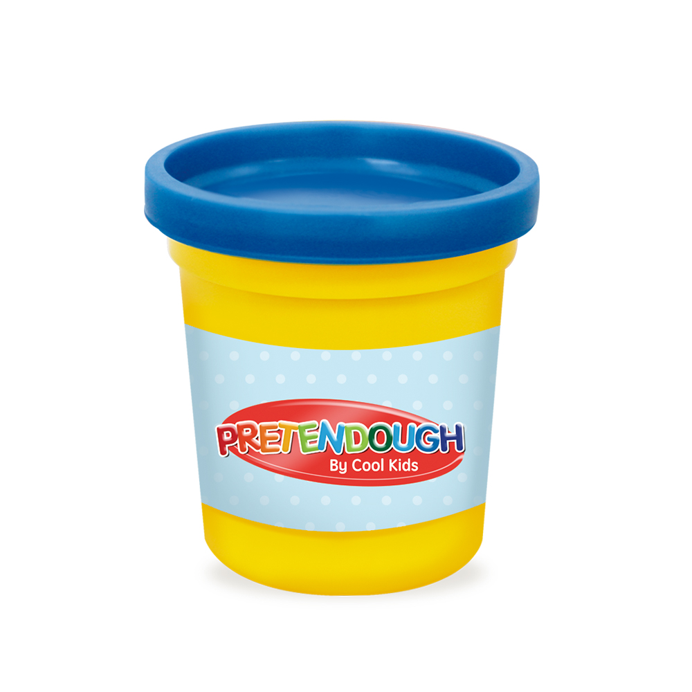 Pretendough 4 Tubs Multicolored Dough